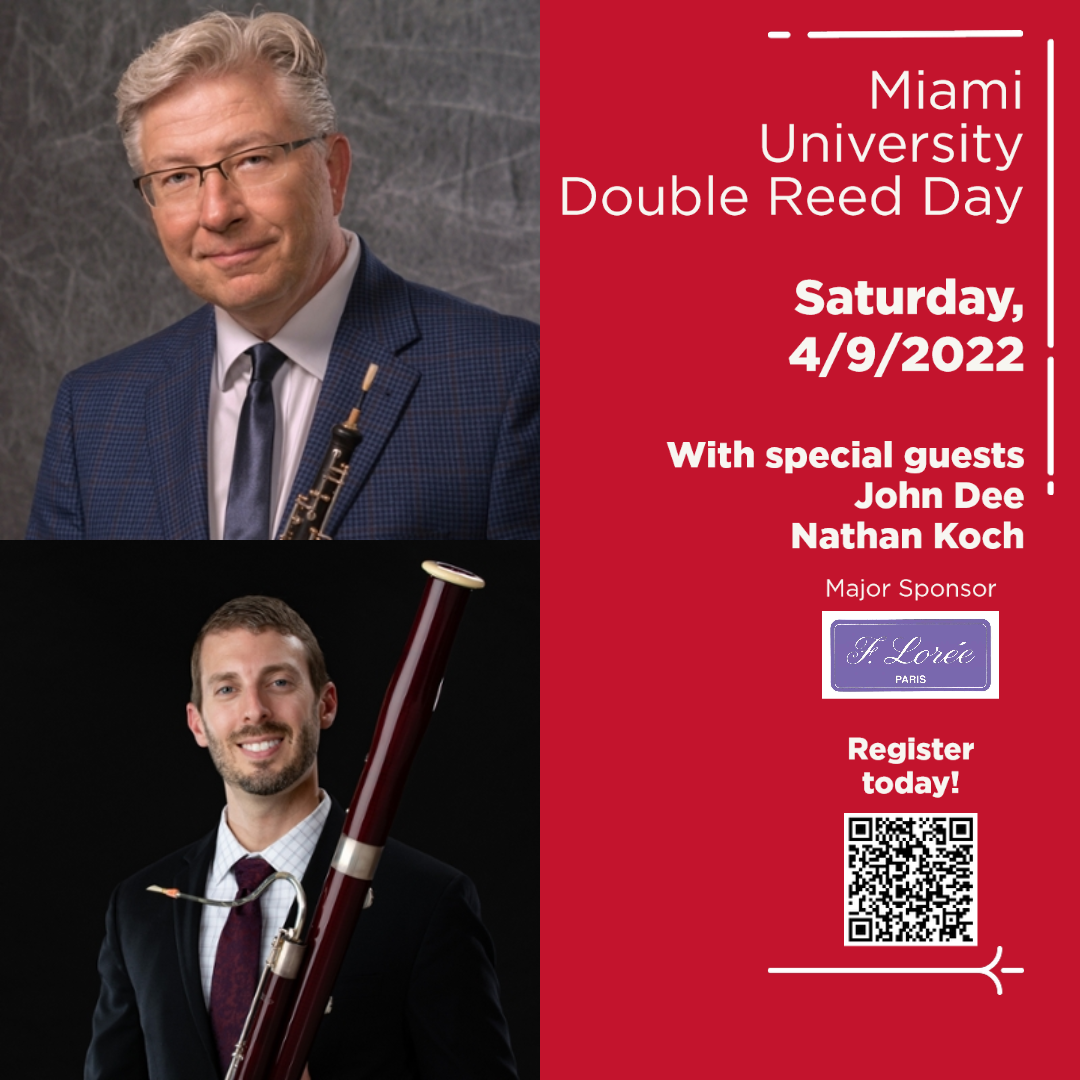 Double Reed Day featuring John Dee and Nathan Koch