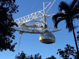 The viewing platform at the Arecibo Observatory