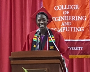 Student Speaker Ndeye Guisse