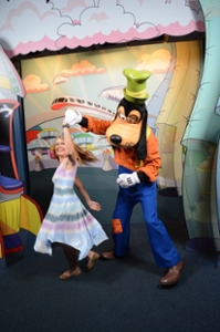 McIe dances with Goofy