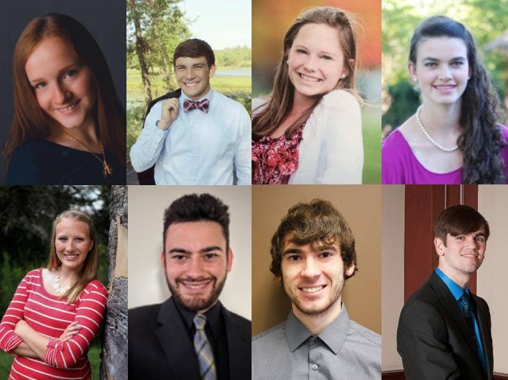 The Williams Leadership Scholarship recipients for 2017-2018