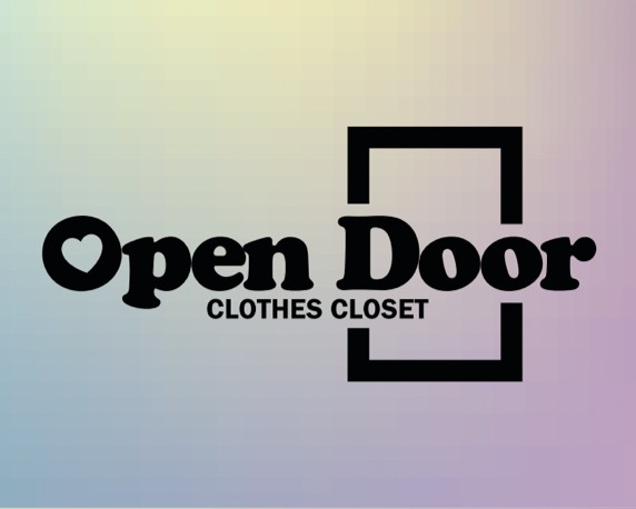 Open Door Clothes Closet