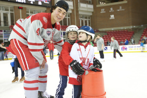 learning to play hockey