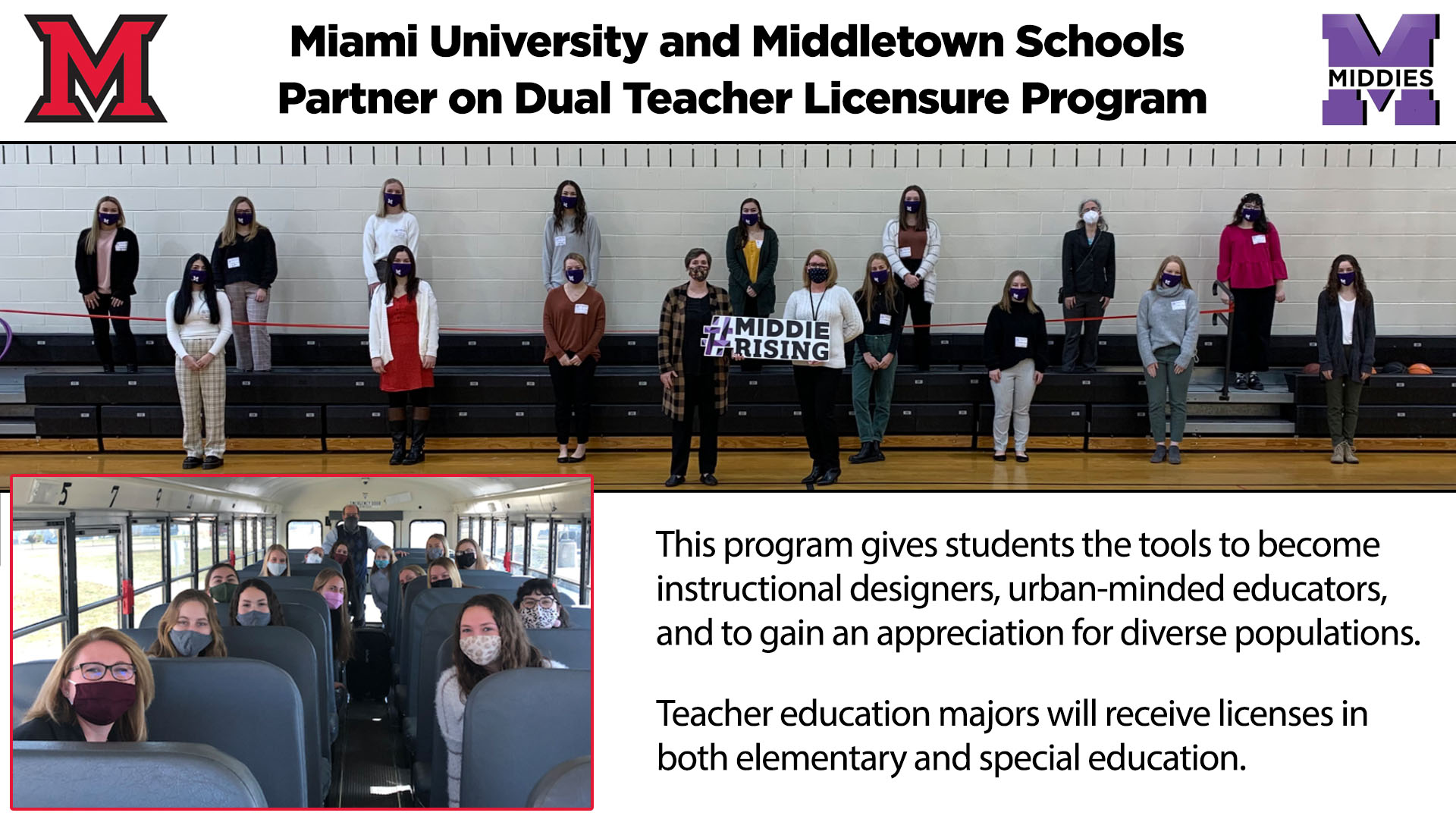 Miami University and Middletown Schools partner on dual teacher licensure program