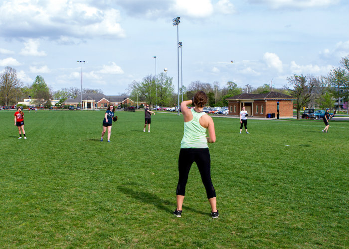 Baseball practice