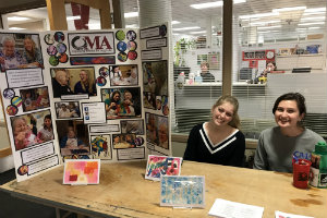 people smiling at health fair