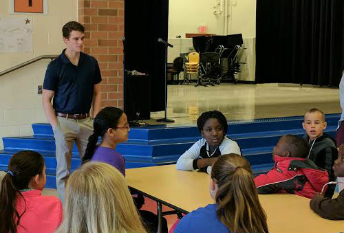 Miami students visit local schools