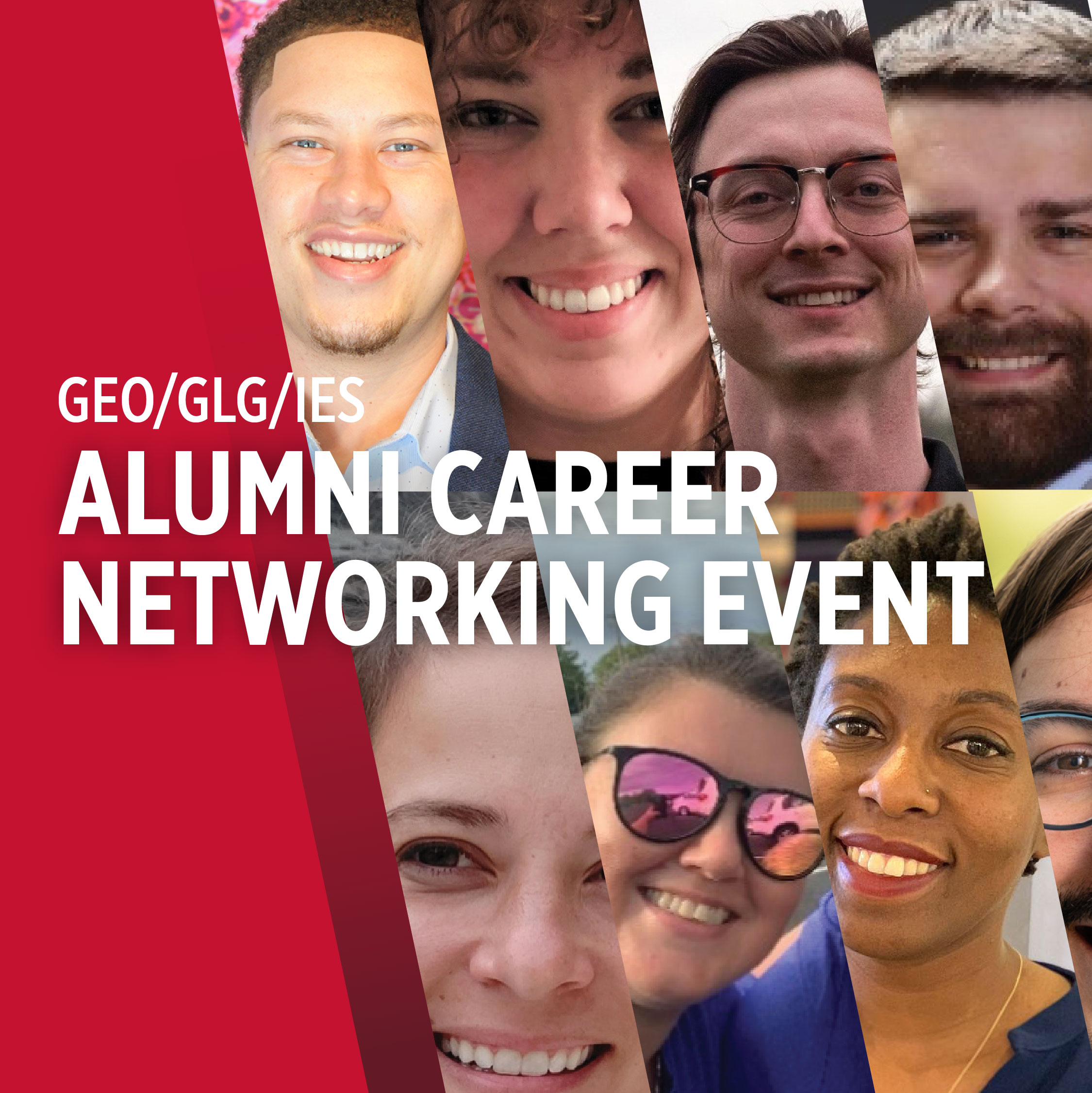 Montage of Miami University Alumni in a Career Panel held on November 14 at 5:30 p.m. at 152 Shideler Hall 
