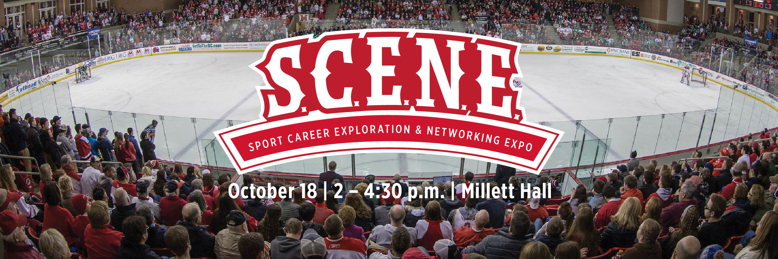 The Sport Career Exploration and Networking Expo will be held on October 18 from 2 – 4:30 p.m.