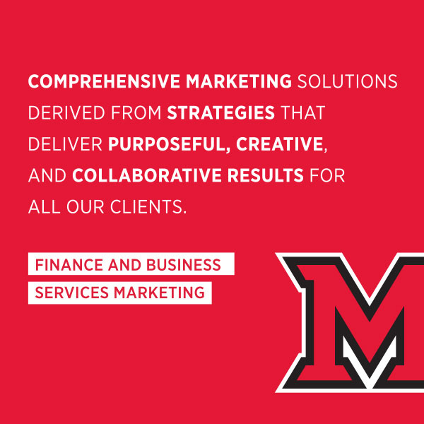 finance and business services marketing solutions banner