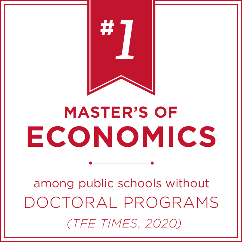 Top 3 Master of Economics among schools without doctoral programs - Financial Engineer