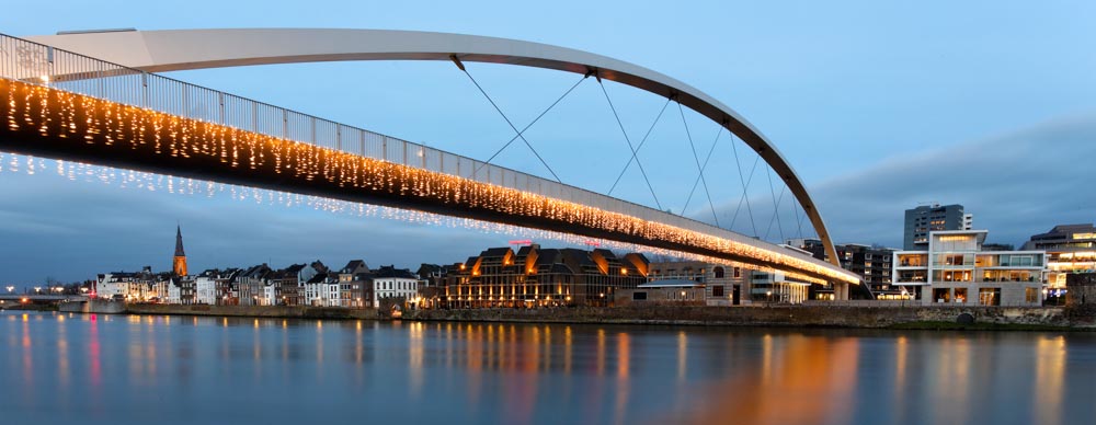  River and bridge in Maastricht