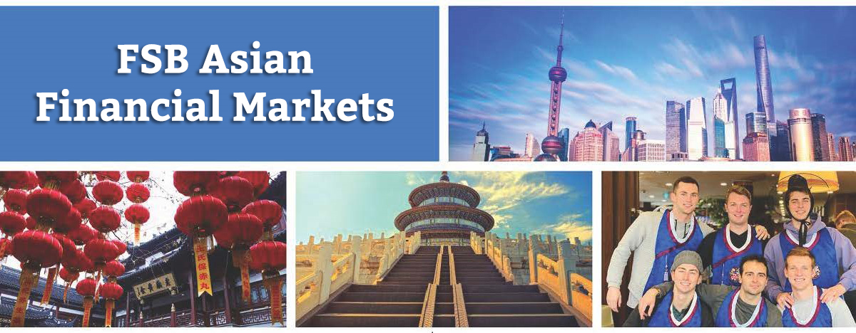 Montage of images from Asia Financial Markets experiences