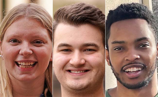 Abby Bartlett, Blake Faulkner, Cristion Brown