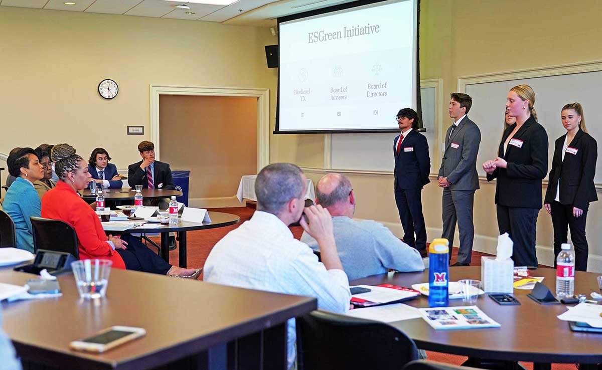 FYIC students give final presentation last spring