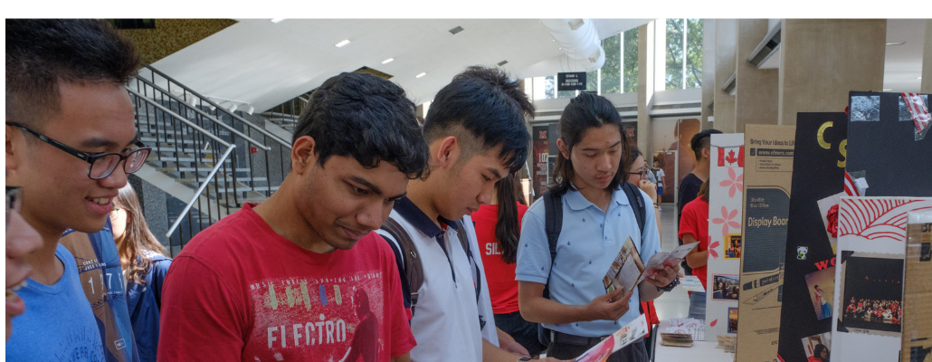 Students Learning about various student organizations