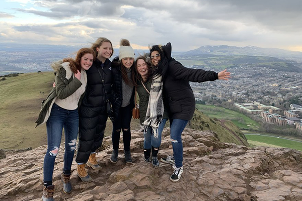 Students in Scotland, Spring 2020