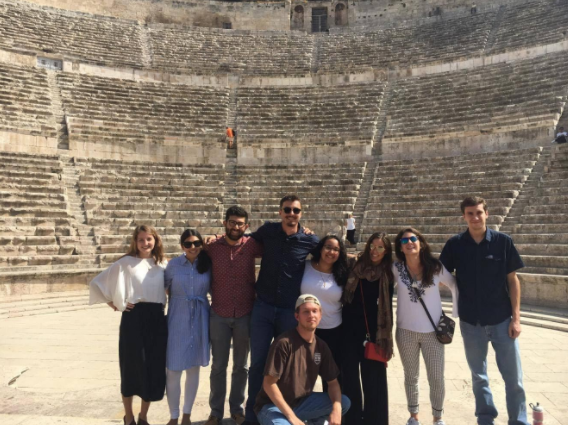Miami University students traveling to Amman, Jordan.