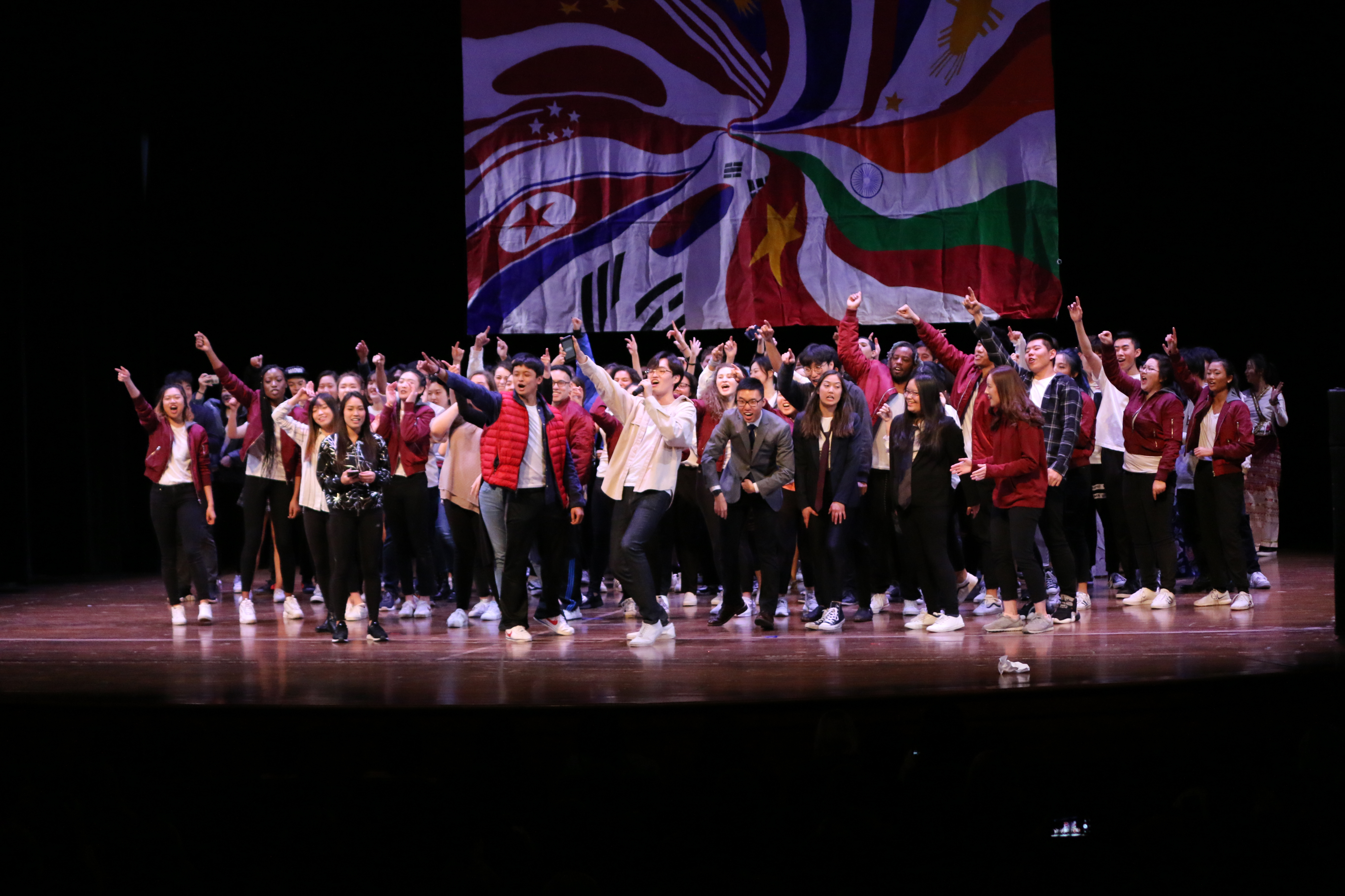 Students in the Fusion dance organization perform