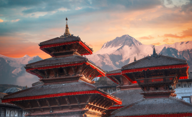 Ancient city of Patan in Kathmandu Valley, Nepal
