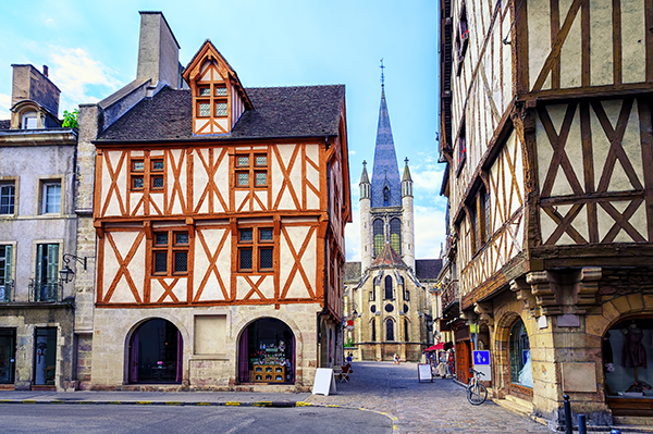Village in Dijon, France