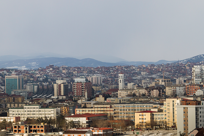 Prishtina, Kosovo skyline