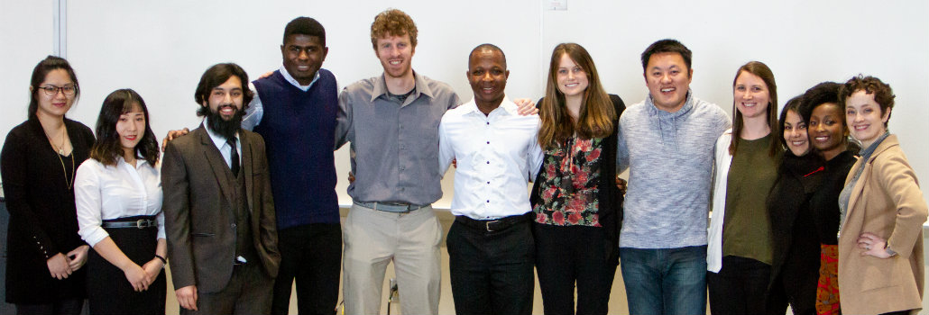 Group of graduate students who participated in the Redhawk Talks
