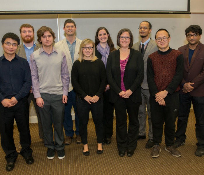  Group picture of 2017 3 Minute Thesis competitors
