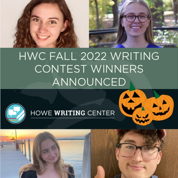 HWC Announces Winners of the Fall 2022 Writing Contest