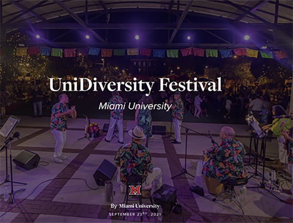 musicians perform on uptown parks stage in front of crowd at night