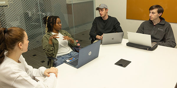 Miami University students meet as part of the Constructive Dialogues Initiative