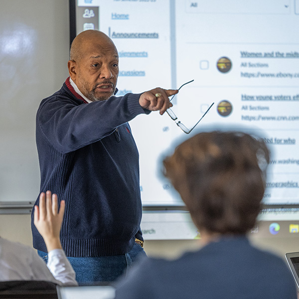 Rodney Coates teaching