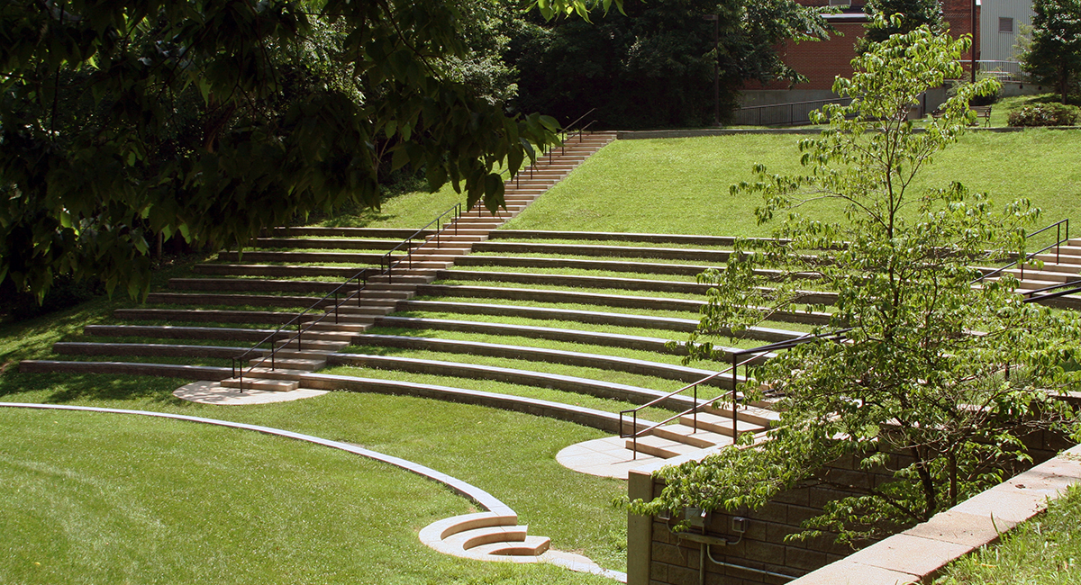 ernst theater view of terraced seating
