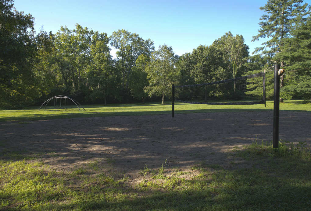  volleyball court at peffer park