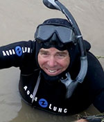 Dave Berg snorkeling