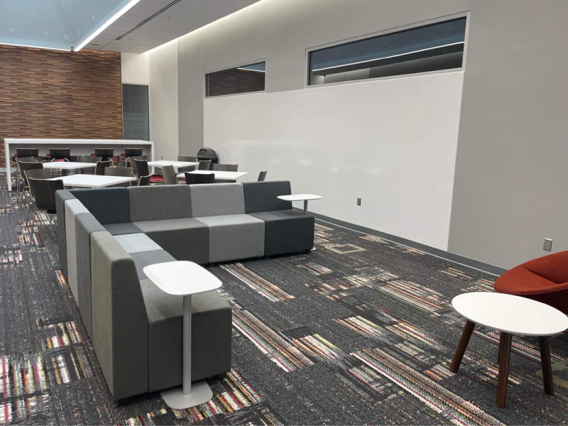  Student lounge area with couches