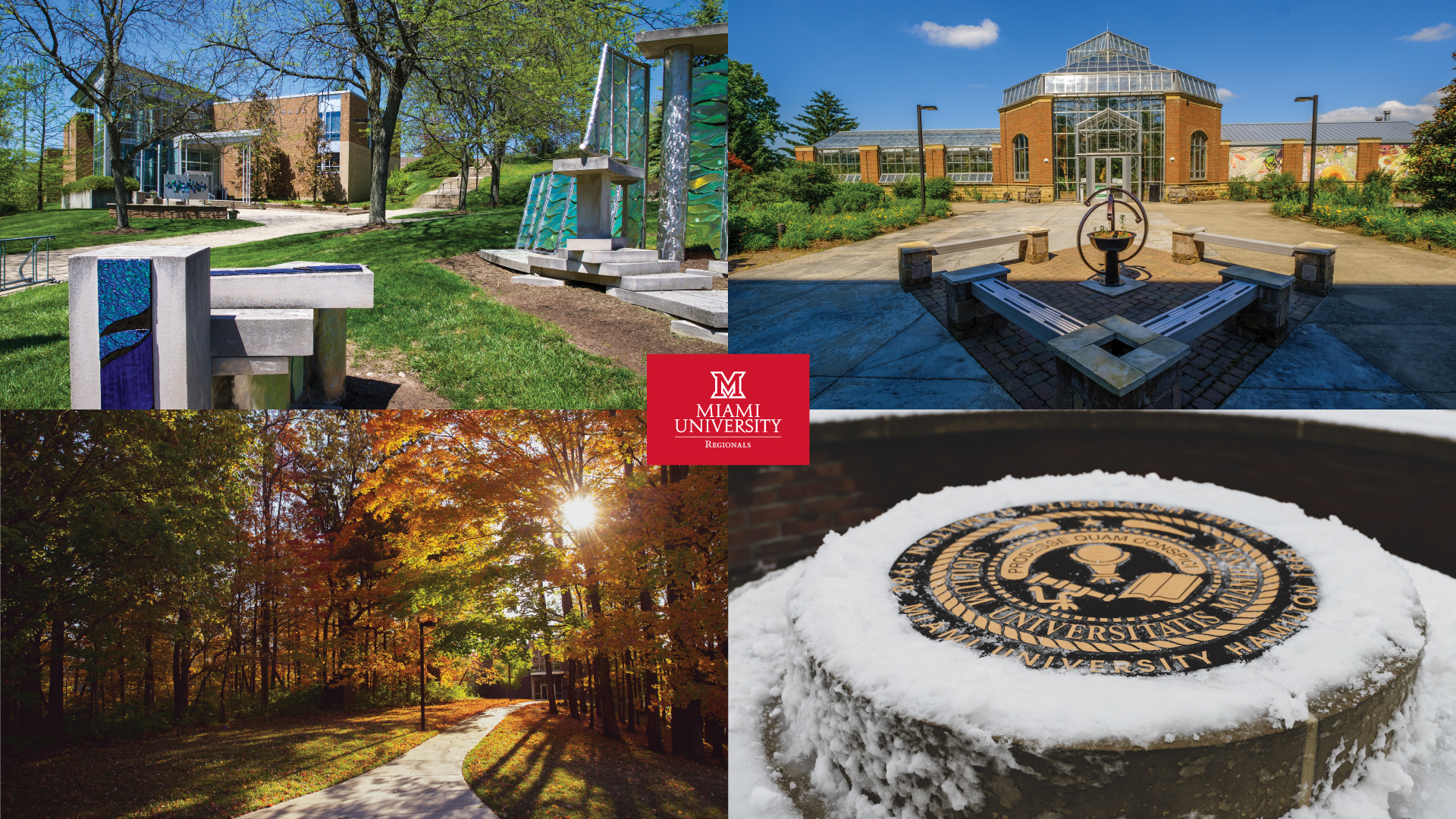 All Miami Regionals campuses at different seasons.