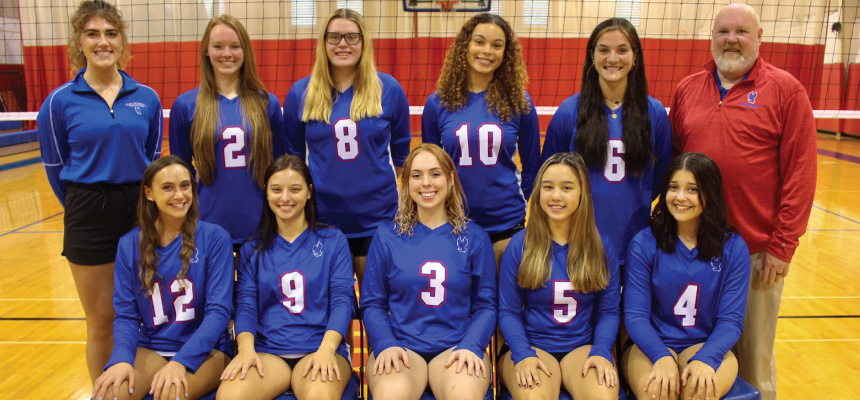 Miami Middletown volleyball team picture 2022
