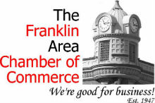 The Franklin Area Chamber of Commerce. We're good for business. EST. 1947