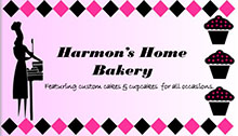 Harmon's Home Bakery. Featuring custom cakes and cupcakes for all occasions