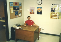Tony at the WMUM manager's desk