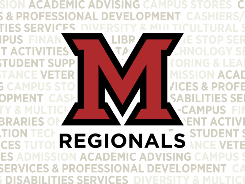 Miami Regionals Block M with offices and departments listed in background.
