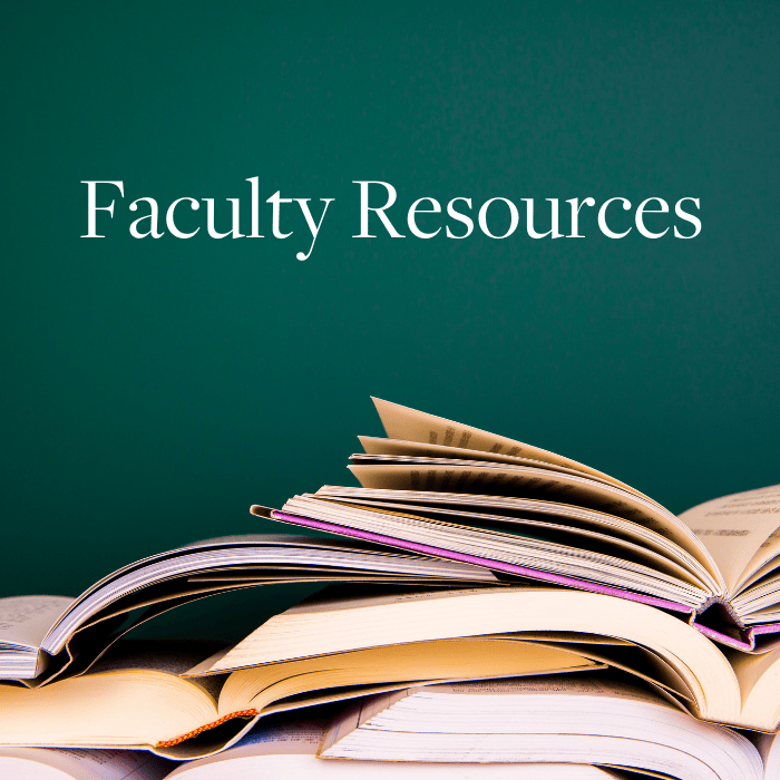 Faculty Resources