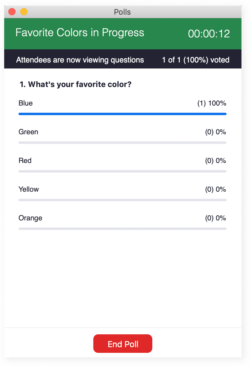 HowTo Using Polls in Zoom Miami University