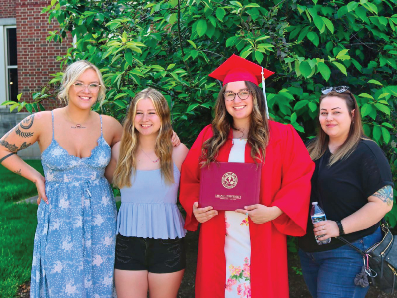 Kara Reynolds and her sisters Kaela, Kate, and Jenna