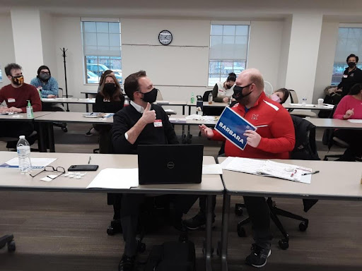 Mental Health First Aid Training - participants engage with each other in a classroom.