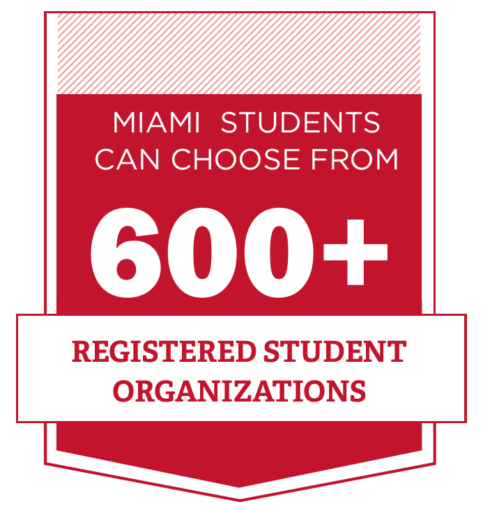  Miami students can choose from 600+ registered student organizations