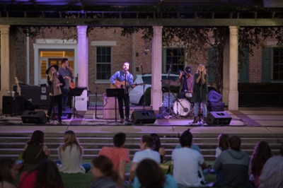 Uptown Concert with the Bundy's performing at the uptown park stage