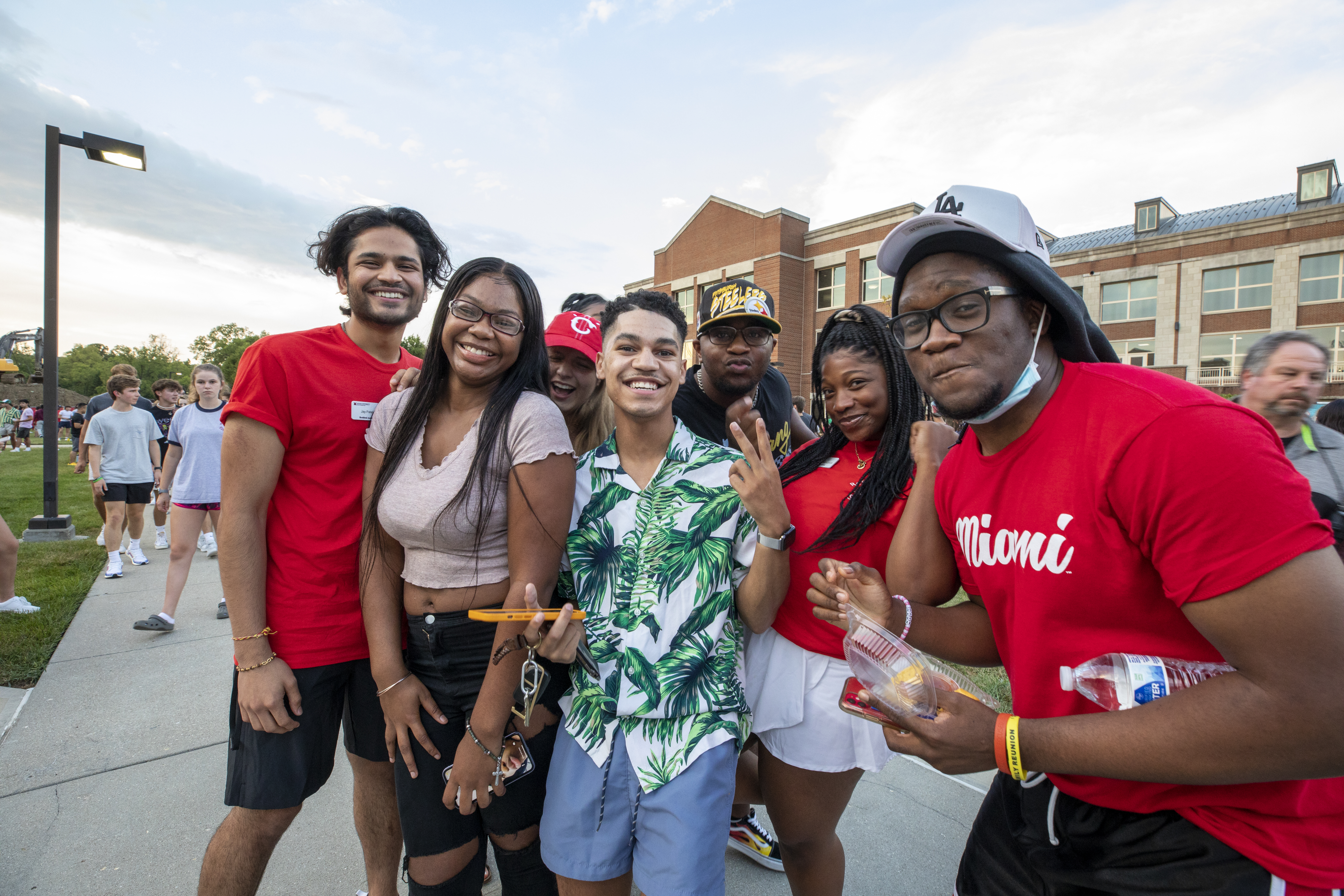 students at welcome home in 2021