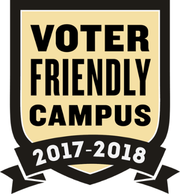 Voter Friendly Campus 2017-18 Badge